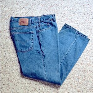 Levi’s 505 Regular Fit Straight Leg 40 x 30 Men’s Denim Blue Jeans